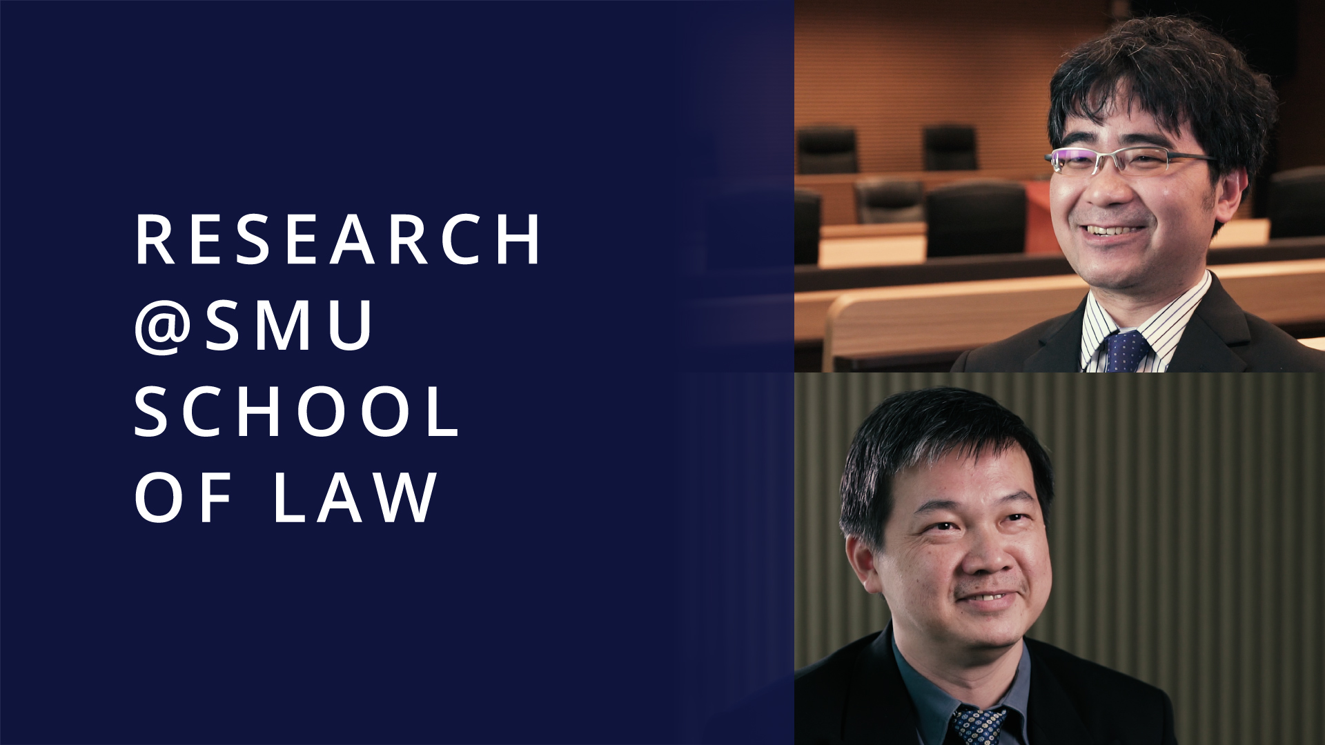 Image of Prof Gary Chan, Video Title: Research @ SMU School of Law 