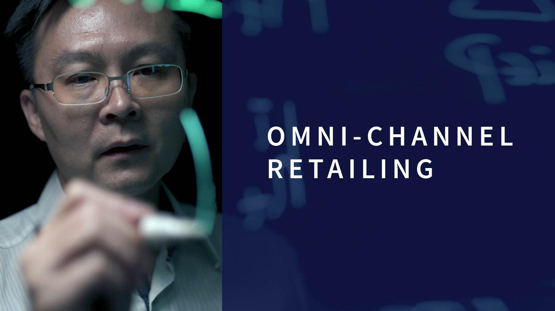 Image of Prof Lim Yun Fong, video title: Omni-channel Retailing